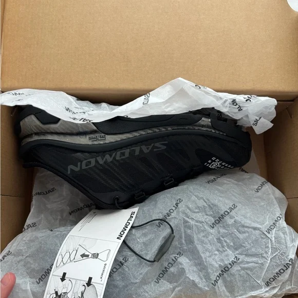 Salomon XT-4 Mule MM6 Maison Margiela Black Shoes - Picture 2 of 10